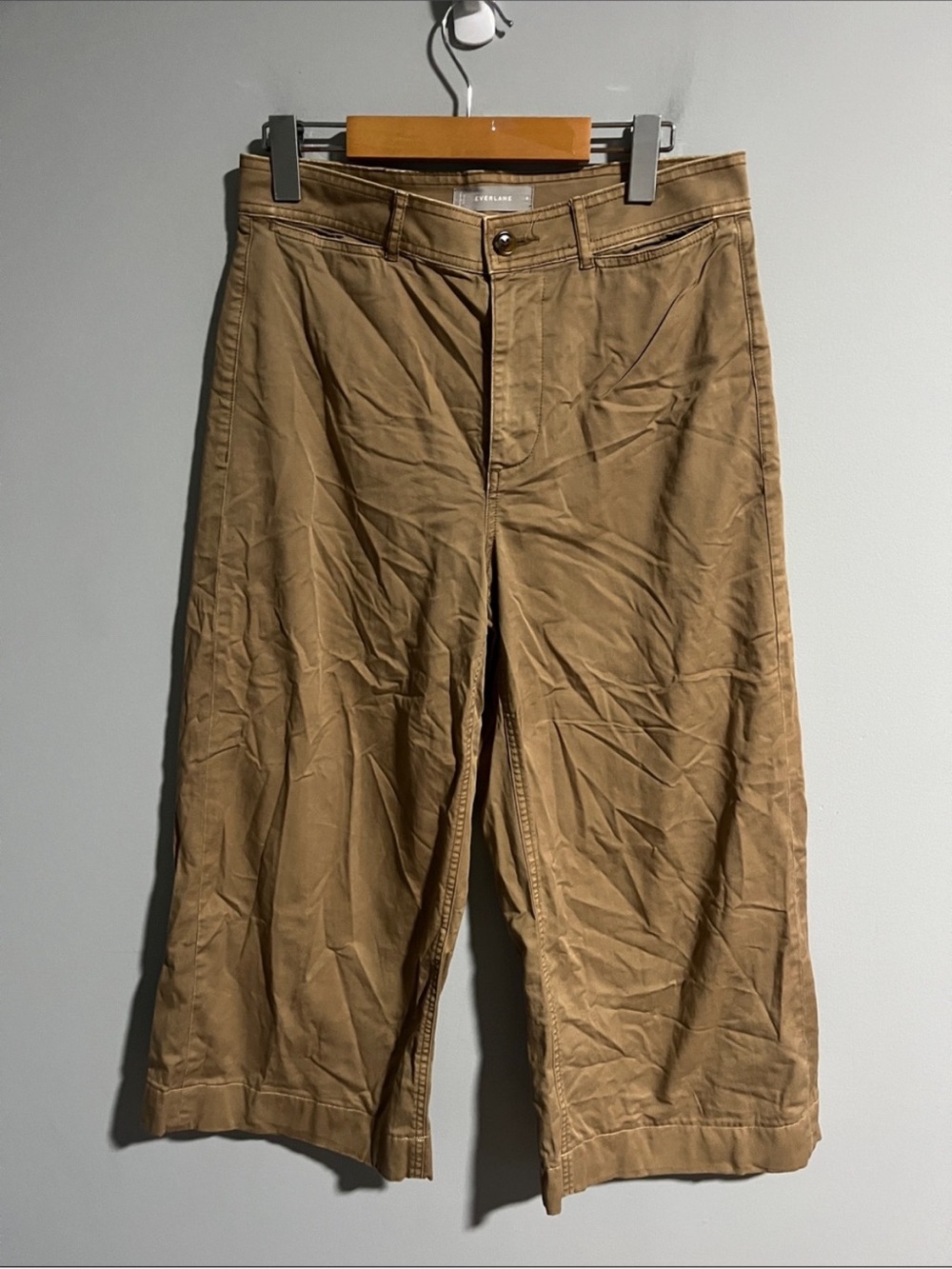 Everlane The Lightweight Wide Leg Cropped Chino